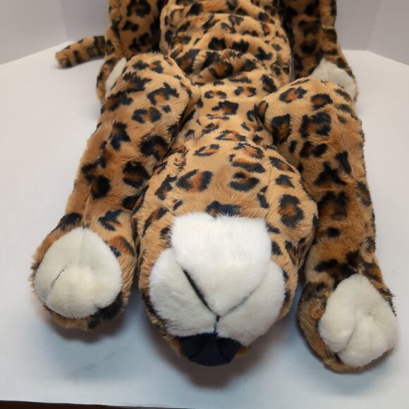 1998 Manhattan Toy Company Leopard Cheetah XLarge Realistic Floppy - Picture 9 of 12